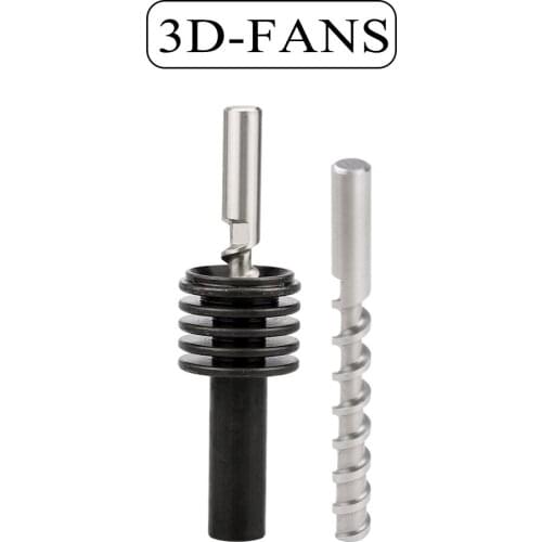 8MM x 82MM Ceramic Mud Powder Extruder Micro Screw Throat Feed Rod Feed Rod 3D Printer Accessories