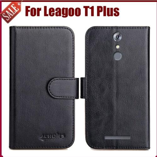 Hot Sale! Leagoo T1 Plus Case New Arrival 6 Colors High Quality Flip Leather Protective Phone Cover For Leagoo T1 Plus Case