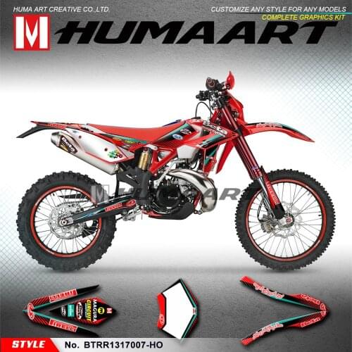 HUMAART Motorcycle Graphics Enduro Stickers Wrap Kit for Beta 250RR 300RR 350RR 390RR 430RR 480RR 2013 2014 2015 2016 2017