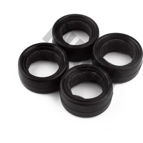4PCS 65*26MM Wheel Tire Run Flat for 1/10 RC On-road Rally Car Kyosho Tamiya HSP HPI RC Type Parts