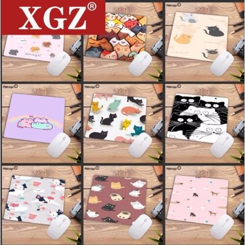 XGZ Small Mouse Pad Funny Cat Painting Game Speed Rubber Non-slip Photoelectric Big Promotion Russia CSGO