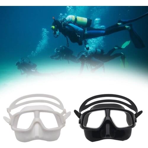 Adult Scuba Diving Mask Silicone Freediving Goggles Underwater Salvage Snorkeling Mask Waterproof Fog Swimming Glasses #GH