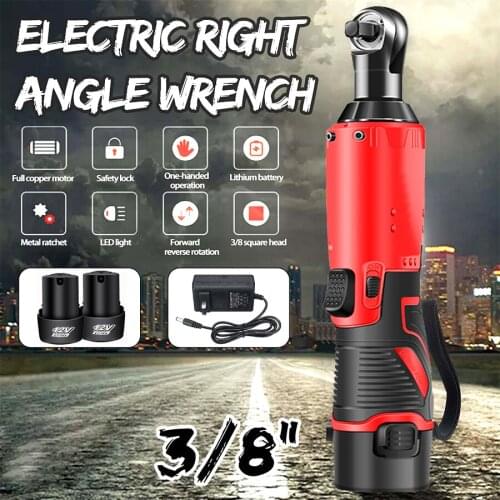 12V Electric Wrench Kit 4500mAh 3/8 Cordless Ratchet Wrench Rechargeable Scaffolding 40-60NM Torque Ratchet