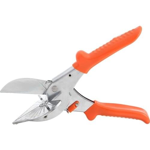 New Multifunction Angle Scissors Angle Cutter Mitre Shears Gasket Window Cutter Trim Bead Snips Steel Blade Tool