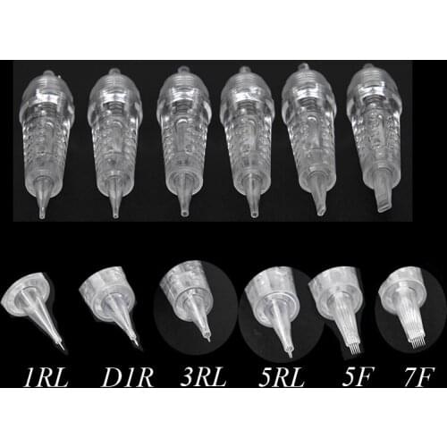 Permanent Makeup New Cartridge Needles for Eyebrow Eyeliner Disposable Permanent Makeup Cartridge Eyebrow Tattoo Needles