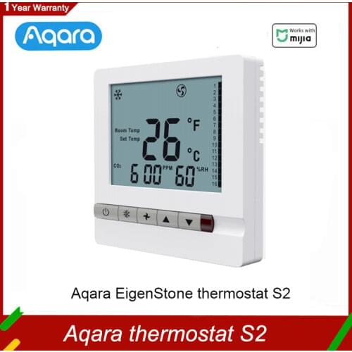 2020 Original Aqara S2 EigenStone Air conditioner thermostat S2 (Air duct machine)Smart Home Work For Mijia Mihome APP