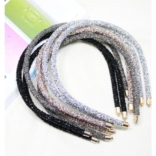 Women Elegant Full diamonds Simple Hairbands Sweet Headband Hair Hoops Holder Ornament Head Band Lady Fashion Hair Accessories