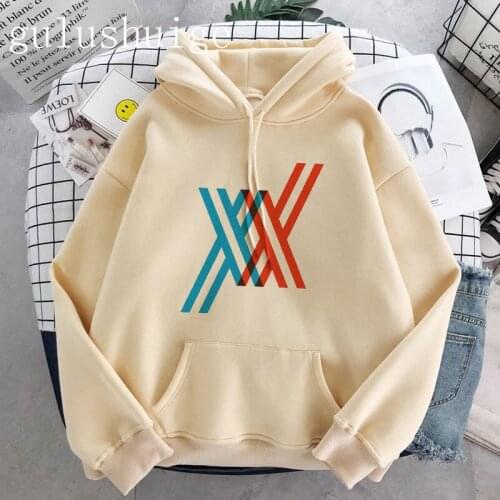 Women/men New Darling In The Franxx Hoodie Hip Hop Hooded Sweatshirt Anime Harajuku Zero TWO Beautiful Girl Unisex Streetwear