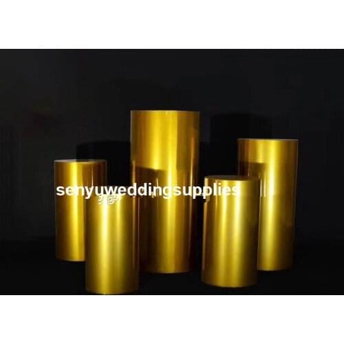 Tall flower stand gold / silver painted colour cheap centerpiece for wedding decoration senyu2078