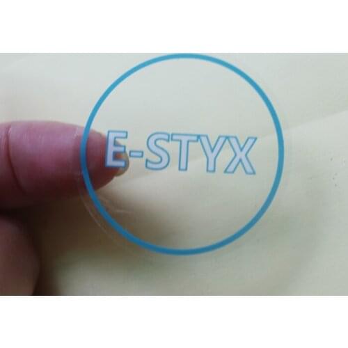 Custom Vinyl Clear Circle round sticker,Waterproof Clear Plastic Label Stickers Printing ---PX8056