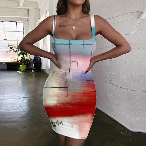 Giyu Brand Flower Dress Women Romantic Sundress Party Halter Sleeveless Harajuku Ladies Dresses Womens Clothing Club New Beach