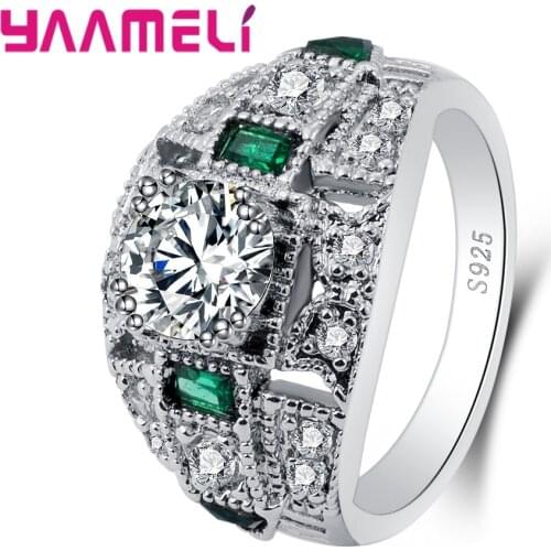 New Latest Elegant Ring For Young 925 Sterling Silver Jewelry Fine Fashion Accessories With Clear Zirconia Stone Gift