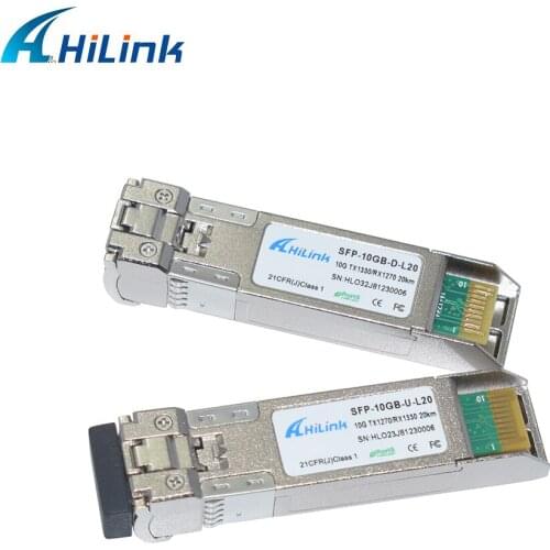 5 Pair/lot! 10G BIDI SFP+ Modules 1270/1330nm 20km