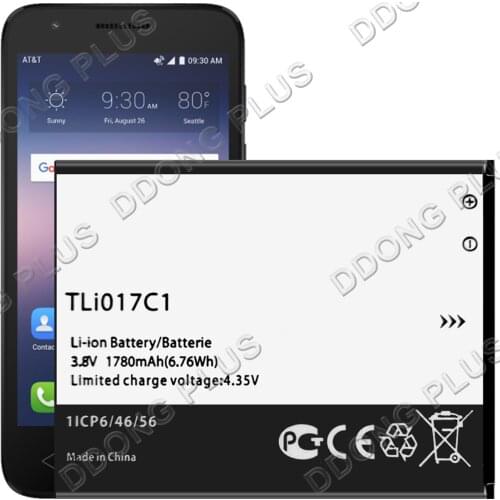 TLi017C1 Battery For Alcatel One Touch Jitterbug Greatcall Flip Phone Battery TLiO17C1 Replacement Repair Part
