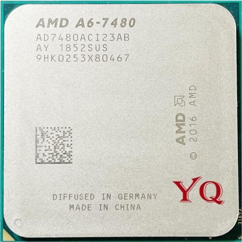 AMD A6-Series A6-7480 A6 7480 3.5 GHz Dual-Core Dual-Thread CPU Processor 65W L2=1M Socket FM2