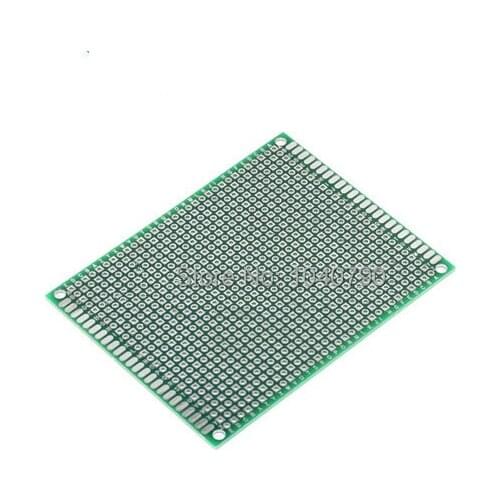 Free Shipping 7*9cm 5pcs Double sided PCB Printed Circuit Board Prototyping FR-4 Glass Fiber Universal double circuit board