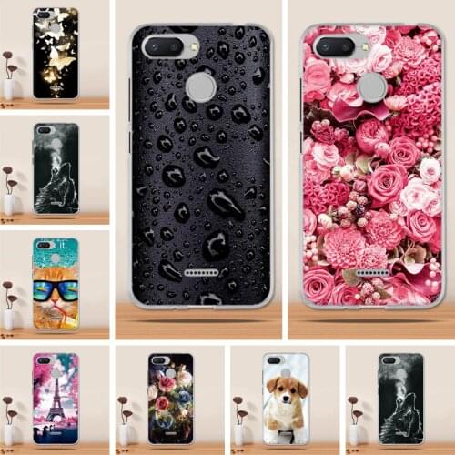 Case for Xiaomi Redmi 6 Case Silicone Soft Tpu Phone Case for Xiaomi Redmi 4X 5 plus Note 5 Pro Case Cover 3D Fundas Coque Capas