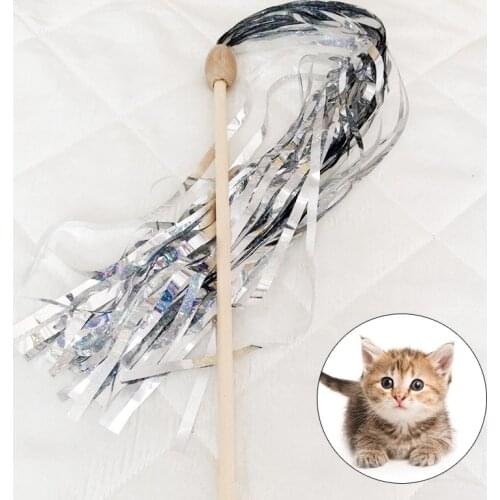 46CM Legendog Cat Teaser Tassel Wooden Toy Creative Interactive Funny Toy Cat Wand Toy Kitten Teaser Wand Training Toys