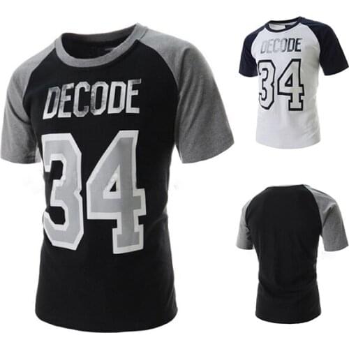 Free Shipping Mens Short Sleeve T-shirt 34 Digital Printing Of High-quality Cotton T-shirt Design