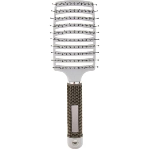 Curved Vented Styling Hair Brush Comb Detangling Long Thick Curly Hair Massage Blow Drying Brush 5 Colors Avaliable