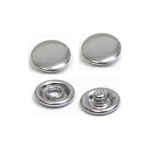 150sets Metal snap buttons 4 part buttons 10/11mm double cap prong snap buttons fastener press stud buttons FP-010