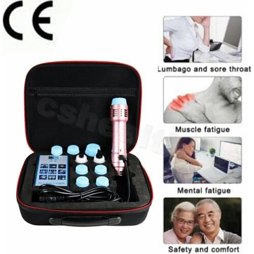 Shockwave Therapy Machine ED Treatment 2021 Shoulder Pain Home Use Body Relax Tennis Elbow Massager Instrument Health Care Set