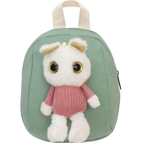 Nylon Kids Kindergarten School Backpacks Childrens bag Student Book Bags Animal Rabbit Infant School Bags for Baby Girls Boys