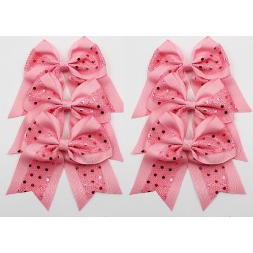 Pink Baby Girl Headbands with Bows,Toddler Headbands, Sequin Glitter Sparkle Baby Hair Bow,Children Cute Hair Band 17