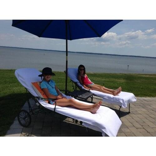 Lounge Chair Beach Towel Cover Microfiber Pool Lounge Chair Cover with Pockets Holidays Lounge Chair Cover Poolside Large Pocket
