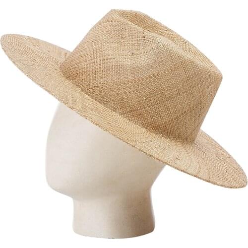 King Wheat Summer Large Head Circumference Light Breathable Mens Sun Hats Fashion Cap Outdoor Simple Casual Straw Men Hat