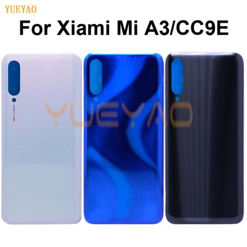 Glass Battery Rear Ponel For Xiaomi MI CC9 MI 9 Lite MI CC9E MI A3 Housing Back Cover Battery Back Case Backshell
