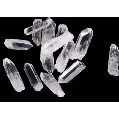 Tibet Natural Clear Crystal Quartz Points Terminated Wand Specimen Crystal Stone Point Healing Wand Treatment Stone