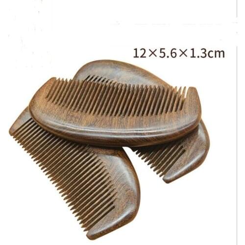 Hair Care Products Natural Massage black sandalwood Handle Hair Wooden Combs For Gift Brushes