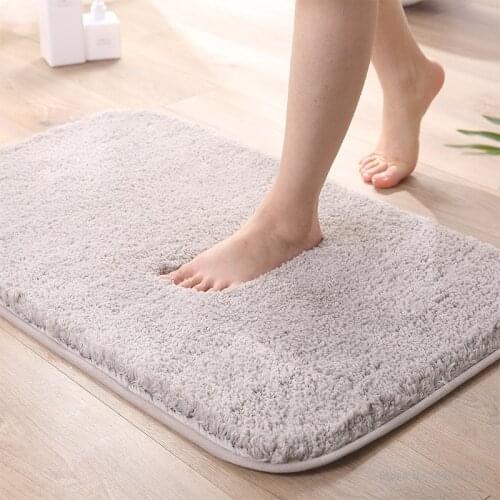 Nordic bedroom door thickened rectangular bathroom cushion fluffy soft floor mats childrens room family living room carpet