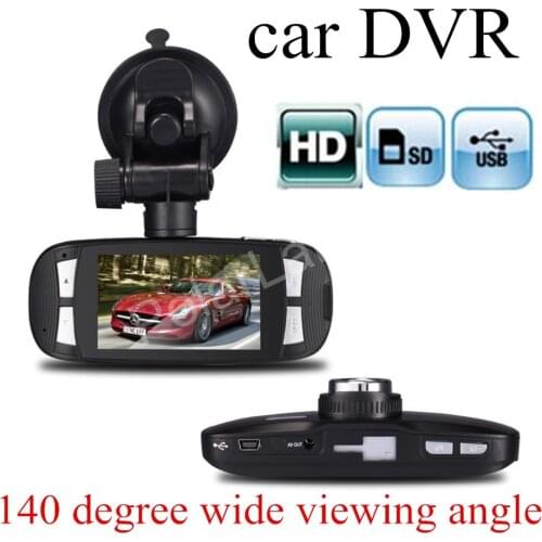 Free shipping Car DVR G1W Camera Video Recorder HD Novatek 96650 2.7 inch LCD multi-language dashcam dash cam camcorder