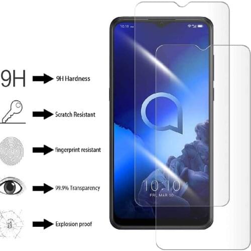 9H 2.5D Protective Glass For Alcatel 1SE 3X 1A 1V 1S 2020 Tempered Glass Screen Premium Screen Protector Film