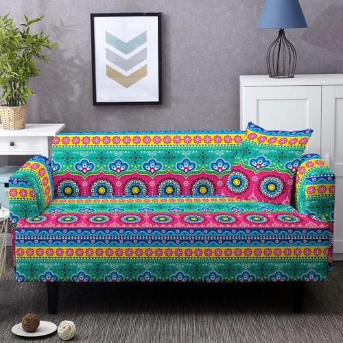 1/2/3/4 Seaters 3D Sofa Slipcovers Spandex Elastic Couch Covers Living Room Decor