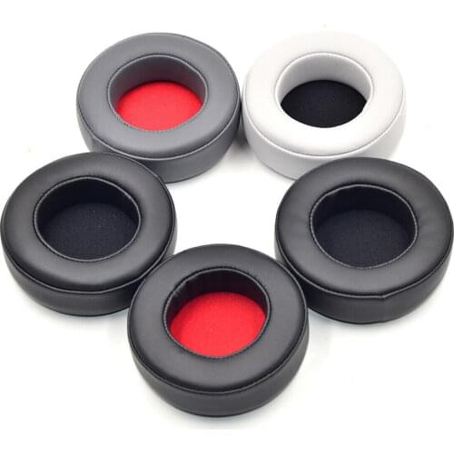1 Pair Replacement Ear Pads PU Leather Soft Foam Sponge Headphone Ear Pad Cushion For Motorola Pulse Escape Wireless Headphones