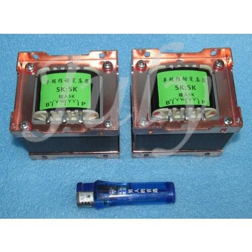300B tube amplifier single-end drive transformer 5K: 5K,20Hz-66KHz -1.5DB, reverse phase balance drive transformer