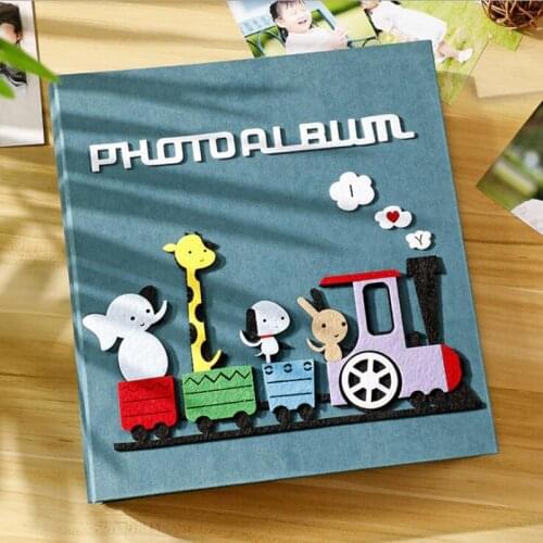 40 Pages Big Size Kids Photo Albums Scrapbook DIY Craft Paste Album Picture Album for Wedding Anniversary Gifts Memory Books