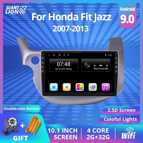 2DIN Android 9.0 Car Radio For Honda Fit Jazz 2007-2013 Car Multimedia Headunit GPS Radio Stereo Gps Navigation 2DIN DVD Player