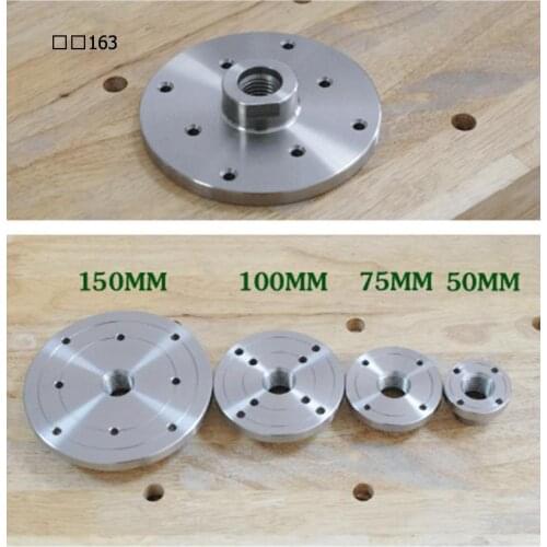 Woodworking Lathe Accessories Lathe And Wood Connection Tools Thread diameter 25.4MM /1" 8TPI Faceplate Flange For Wood lathe