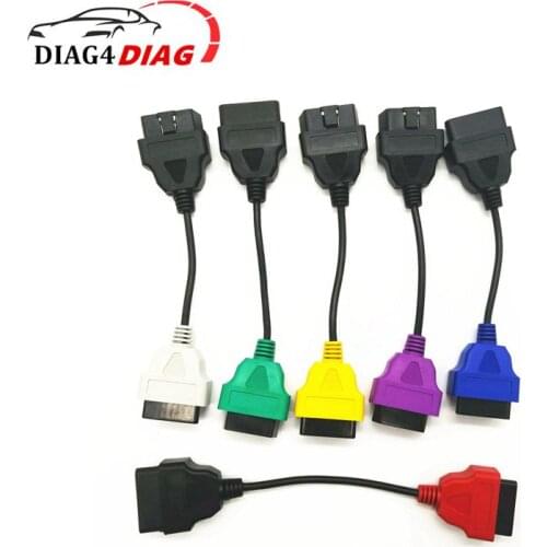 Beat Quality 1pcs/lot Optional Car Diagnostic OBD 2 Connector Tools OBD2 Interface Cables for Jeep for FIAT for More Cars