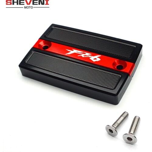 For YAMAHA FZ6 2001-2015 FAZER S2 Motorcycle Accessories CNC Aluminum Front Clutch Brake Cylinder Fluid Reservoir Cover Cap