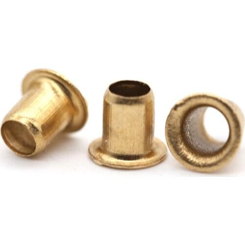 100pcs Brass blind rivet copper punch M1.3m1.5m1.7m2m2.5m3m3.5m6