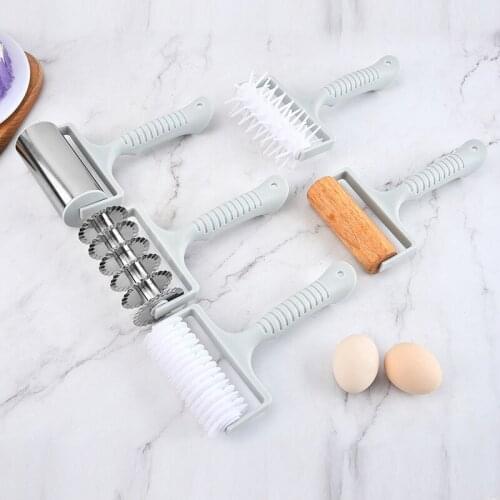 New Rolling Deeg Cutter Rvs Pizza Wiel Pasta Cookie Biscuit Schraper Slicer Fondant Cakevorm Bakken Gebak Gereedschap