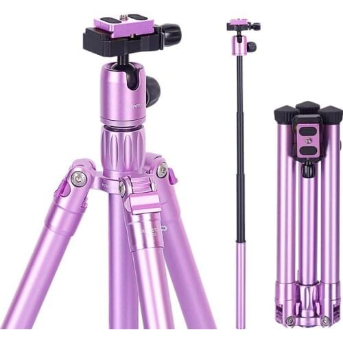 MEFOTO MF05 Portable Light Aluminum Tripod Can Turn to Selfie Stick