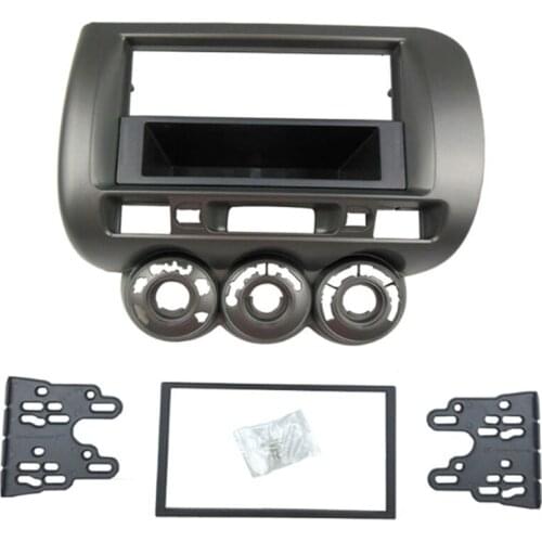 Radio Fascia for Honda Jazz City One Din Dvd Stereo Cd Panel Mount Installation Trim Kit Frame Bezel