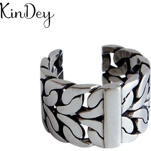 Simple Silver Color Irregular Big Rings For Women Lady Large Adjustable Finger Rings Party Gifts