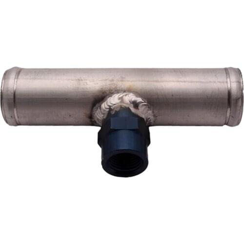 150mm Long 1.5" inch 38mm Inline Temp Sensor Hose With 1/2" NPT Sensor Hole